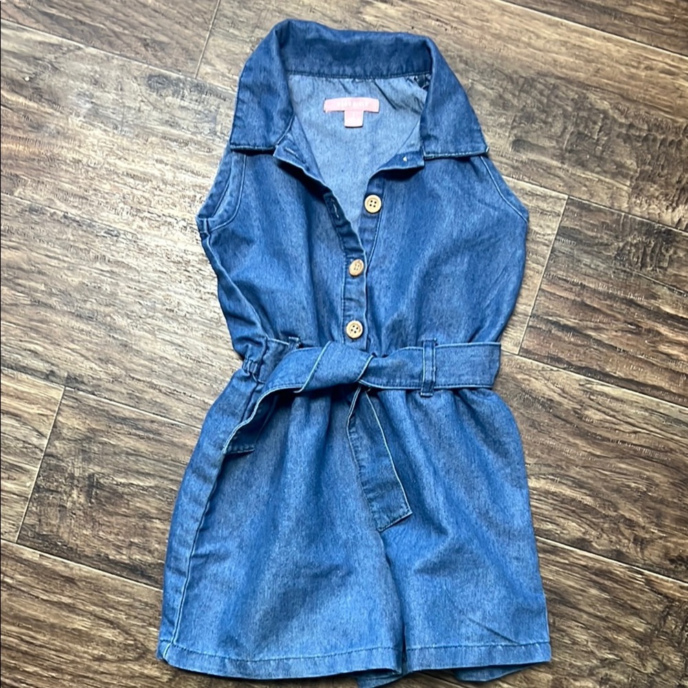 BCBGirls Blue Denim Kids One Piece